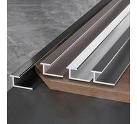 Striscia di transizione per binario di piastrelle, riduttore stretto per pavimenti in laminato e legno, per transizione da piastrelle a legno, 135 cm, 2 pezzi,