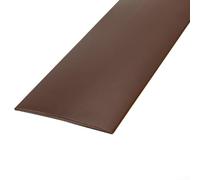 Striscia di transizione per pavimenti, 2 m, in PVC, per pavimenti in gomma e legno, autoadesiva, divisorio piatto, per la parte inferiore della porta, rivestimento per fessure e decorazioni da parete