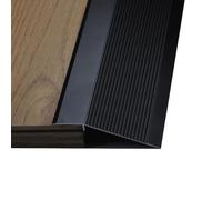 Striscia di transizione per pavimenti in alluminio per porte, altezza 10-40 mm, rampa facile da pulire per piastrelle e laminato, riduttore resistente dei bordi