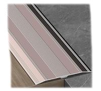 Striscia di transizione per pavimenti in legno e piastrelle, 89 cm, 119 cm, in metallo, profilo a T, separatore piatto per interni ed esterni, striscia protettiva (viola, 100 cm