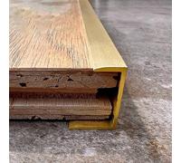 Striscia di transizione per pavimenti in ottone massiccio - Protezione per bordi durevole per porte, elegante divisore per transizione senza soluzione di continuità del pavimento