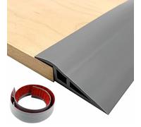 Striscia di transizione per pavimenti in PVC, Striscia di transizione for pavimento, riduttore di sovrapposizione, soglia for porta, rampa multicolore, 3,3 piedi/6,6 piedi(Grey,6.6Ft)