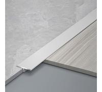 Striscia di transizione per pavimento 22 mm, profilo di transizione da legno a piastrella, profilo a T, profili tagliabili in metallo per il collegamento di giunti del pavimento, 0,5 1 2 3 4 5,5 m