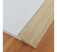 Striscia di Transizione per Pavimento Autoadesiva | Rampa Soglia in PVC | Profilo di Regolazione Dell'altezza | Profilo Terminale | per Dislivello di 19-21mm (Laminato, Parquet, Bordi di Piastrelle)