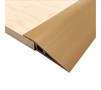 Striscia di Transizione per Pavimento Autoadesiva | Rampa Soglia in PVC | Profilo di Regolazione Dell'altezza | Profilo Terminale | per Dislivello di 9-11mm (Laminato, Parquet, Bordi di Piastrelle)
