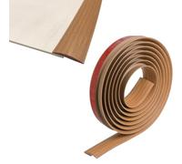 Striscia di Transizione per Pavimento Autoadesiva, Soglia di Dislivello Pavimento, Listello di Giunzione in PVC, Profilo Terminale per Tappeti(Yellow Oak Grain,5mm x 10ft)