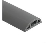Striscia di transizione per pavimento in PVC, 1 m, grigio antigraffio | Materiale in PVC antigraffio, resistente all'usura per la superficie, protezione del pavimento di lunga durata