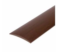 striscia di transizione per pavimento in PVC da 39,37/118,11 pollici, bordatura per soglia, striscia di giunzione per pavimento autoadesiva per porta, quercia rossa, 3,0 m