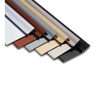 Striscia di transizione per porta in alluminio, 91,4 cm, da legno a piastrella, 10,2 cm, riduttore, finitura rosso ruggine, soluzione di transizione per pavimento durevole per casa e ufficio