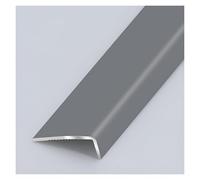Striscia di transizione per porte a pavimento, Striscia di transizione for pavimenti in alluminio da 90 cm for pavimenti in laminato, piastrelle, legno, multicolore, diverse dimensioni(Gun Gray,1.2x2.