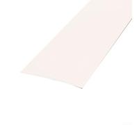 Striscia di transizione per soglie di ingresso e porte dove la durezza incontra moquette o tappetini in gomma con composizione in PVC non irritante (bianco)