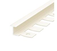 Striscia di transizione Surprecision in alluminio per pavimenti, per il legno, piastrelle, modanatura dei bordi, soglia per porte (beige tipo T, 5 mm), 3 pezzi