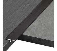 Striscia di transizione tra piastrelle e legno for pavimenti in vinile, Soglia del pavimento della porta con modanatura a T, Rivestimento del tappeto della porta, Adesivo for strisce divisorie in allu