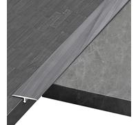 Striscia di transizione tra piastrelle e legno for pavimenti in vinile, Soglia del pavimento della porta con modanatura a T, Rivestimento del tappeto della porta, Adesivo for strisce divisorie in allu