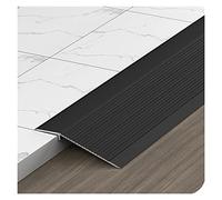 Striscia extra lunga per pavimenti, tagliabile, per porte in legno, piastrelle, moquette, per pavimenti irregolari, colore nero e soluzione versatile