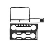 Striscia finitura del cruscotto Adesivo per console autoradio Display di navigazione Copertura surround Accessori Decorazione per GTR R35 2008-2016(Nero,RHD)