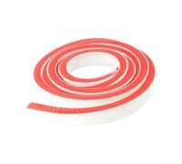 Striscia flessibile in silicone per doccia, 100-300 cm, barriera sigillante pieghevole per docce senza curve, pavimento del bagno e della cucina, colore bianco (250 cm)