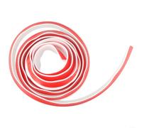 Striscia flessibile in silicone Waterstop per bagno e cucina, utilizzabile come barriera d'acqua e striscia di mantenimento per controllare il movimento dell'acqua (bianco 200 cm)