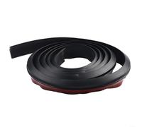 Striscia flessibile in silicone Waterstop per bagno e cucina, utilizzabile come barriera d'acqua e striscia di mantenimento per controllare il movimento dell'acqua (nero, 200 cm)