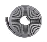 Striscia flessibile per barriera d'acqua da bagno in silicone, progettata per fermare il flusso d'acqua e mantenerlo contenuto nelle soglie della doccia (grigio-400 cm)