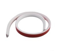 Striscia flessibile per barriera dell'acqua del bagno, guarnizione in silicone per soglie della doccia, trattiene l'acqua all'interno e separa le zone asciutte e bagnate (bianco, 100 cm)