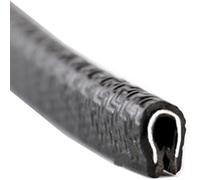 Striscia for bordi di tenuta a forma di U da 6,56 piedi con spazio in metallo Forte ma flessibile, facile da installare for porte di auto, camion, blu, 10 mm x 7 mm (Colore : Blu, S(Black,8mm x 6mm)