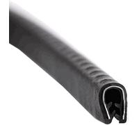 Striscia for bordi di tenuta a forma di U da 6,56 piedi con spazio in metallo Forte ma flessibile, facile da installare for porte di auto, camion, blu, 10 mm x 7 mm (Colore : Blu, S(Black,10mm x 7mm)