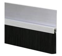 Striscia for spazzole for porte in lega di alluminio PP | Argento 10-200 mm: Blocca lo spazio tra le porte e gli spifferi(Silver-h Type,40mm)