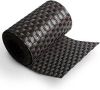 Striscia Frangivista 100% Privacy 255x19cm in Polyrattan Antracite per Balcone