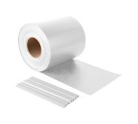 STRISCIA FRANGIVISTA IN PVC + 20 CLIP (450 gr/m) cm. 19x35 mt col. Bianco - Confine