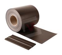 STRISCIA FRANGIVISTA IN PVC + 20 CLIP (450 gr/m) cm. 19x35 mt col. Testa di moro