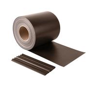 STRISCIA FRANGIVISTA IN PVC + 20 CLIP (450 gr/m) cm. 19x35 mt - Confine - Colore: Marrone