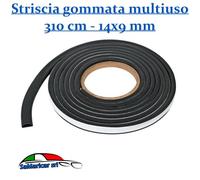 STRISCIA GOMMATA GUARNIZIONE MULTIUSO 70006 VARIE APPLICAZIONI - MISURE 310X14X9