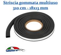 STRISCIA GOMMATA GUARNIZIONE MULTIUSO 70007 VARIE APPLICAZIONI - MISURE 310X18X1