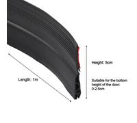 Striscia Guarnizione Porta Silicone per forte Autoadesiva per Fermata Bozza