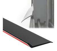 Striscia Impermeabile Autoadesiva Nera Per Finestre, Impedisce Alla Pioggia Di Infiltrarsi Barriera Per Porte E Finestre, 0.5-5m Guarnizione In Gomma Antipioggia, Pieghevole E Tagliabile