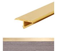 Striscia in ottone spazzolato per soglia della porta, modanatura di transizione, per assi in vinile a laminateGap bar per gradini e moquette a pavimenti in legno (22 mm x 10 mm)