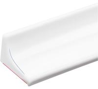 Striscia in silicone impermeabile per cucina e bagno, nastro sigillante impermeabile, striscia doccia water-stop, morbido, silicone, adatta per bagno, angolo cucina,intorno al lavandino(105 cm,bianco)