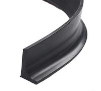 Striscia in silicone per doccia, barriera di ritenzione idrica del bagno, lunghezza 1 m, materiale TPE flessibile, design a basso profilo per evitare perdite dal pavimento, compatibile con (nero)