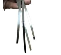 Striscia/lamina in acciaio inossidabile 304, calibro multiplo da 0,1 a 0,9 mm, lunghezza 1 m | Taglio di precisione, resistente, for apparecchiature elettroniche artigianali(0.5x2x1000mm)