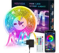 Striscia LED 10M, 30 Led/Metro, 1X10M, 24V RGB LED, 300 LED, APP E Telecomando,