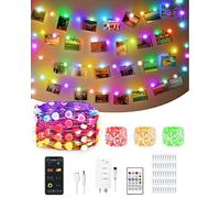 Striscia LED 10M, Strisce LED WiFi RGB Smart per Foto Stringa Lucine Musica Dimmerabile, Alexa LED Luci Compatibile con Alexa e Google Smart Home per Compleanno Natale Matrimonio Decorative