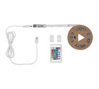 Striscia LED 120 LED 5 W RGB con cavo USB 4 m bianco Bianco