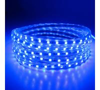 STRISCIA LED 1M/5M/10M/20M BOBINA SMD 5050 220V BIANCA ROSSO BLU VERDE ESTERNO [EEK: A+++]