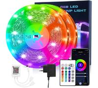 Striscia LED 20M WiFi Compatibile con Alexa e Google Home 30 LED/metro 2x10m