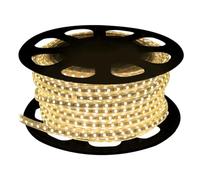 Striscia LED 230 V ip65 smd3528 25 metri calda