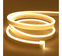Striscia LED 2m, Striscia LED Neon, Bianco Caldo 12V 3000K IP65,Lamomo