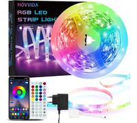 Striscia LED 5M, 30 Led/Metro, APP E Telecomando, 150 LED, 24V RGB LED, Modalità