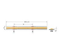 Striscia Led 5M Cob 16W/M 24V Bf Ip20 Cri90 ( ELCART cod. 186902400 )