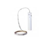 Striscia Led a Batteria 6V 2,4W 3000K Con Sensore Movimento PIR IP65 1 Metro 30
